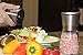 JBTrend Premium Salt and Pepper Grinder Set with FREE Matching Salt and Pepper Shakers - Stainless Steel Salt & Pepper Grinder Set with Glass Body and Adjustable Ceramic Mill - Great Gift Idea