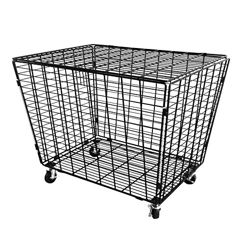 Mythinglogic Garage Ball Storage, Rolling Sports Ball Storage Cart