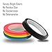 selizo 10 Rolls 1/8” Whiteboard Pinstripe Tape Thin White Board Dry Erase Line Gridding Tape
