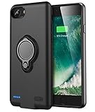 7200mAh Battery Case for iPhone 8 Plus/ 7 Plus, Rechargeable External Battery Charger Case, Portable Power Charger Protective Charging Case for Apple iPhone 8 Plus, 7 Plus(5.5 Inch) (Black)