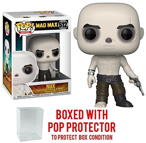 Funko Pop! Movies: Mad Max Fury Road - Nux Vinyl Figure (Bundled with Pop BOX PROTECTOR CASE)