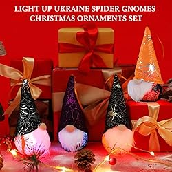 Ukraine Lighted Christmas Ornaments Gnomes - Lucky