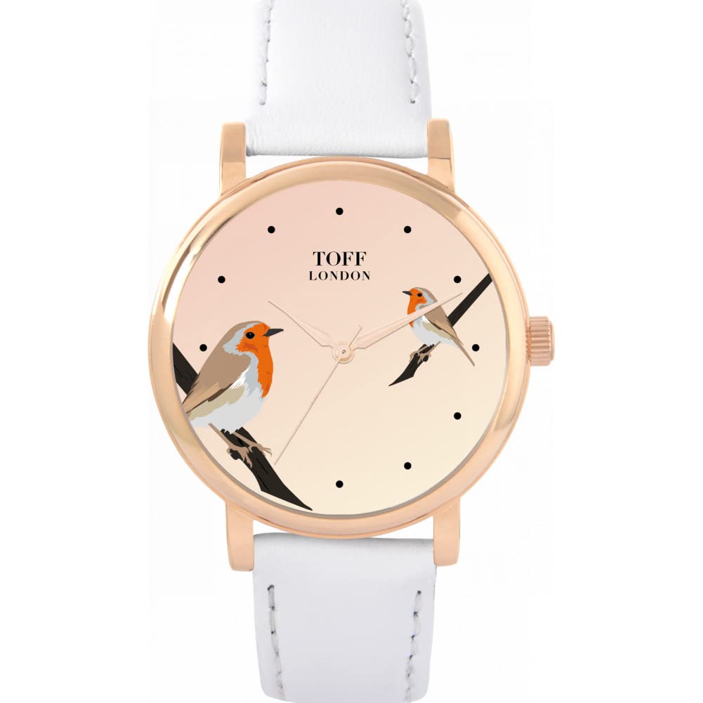 Toff London Ladies Robins Bird Watch
