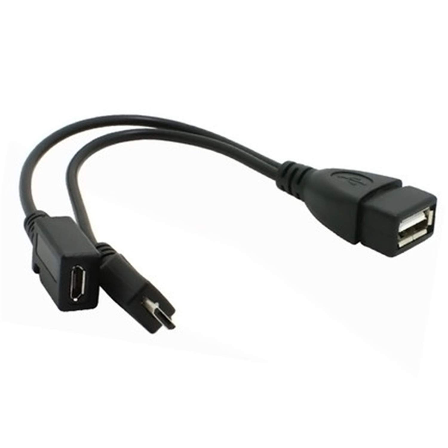 Micro USB Host OTG Cable Power for Fire Stick,for Samsung Galaxy, for Amazon Fire TV,for LG,Android Phone Tablet-2-in-1 Adapter