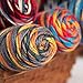 Caron (3 Pack Simply Soft Stripes 100% Acrylic Soft Martha's Vineyard Yellow Blue Brown Orange Yarn for Knitting Crocheting Medium #4