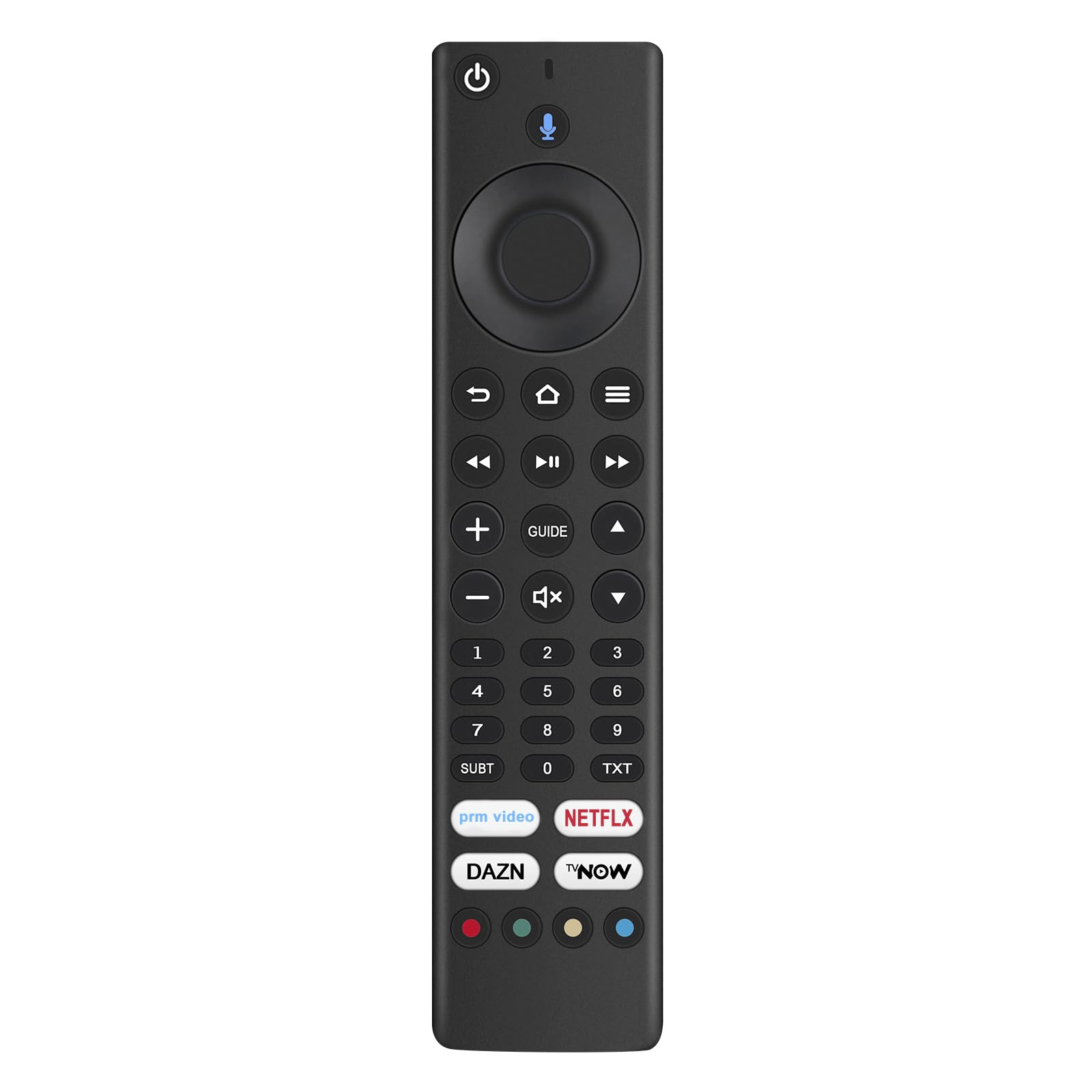 AULCMEET ALD187R-1 Replacement Voice Remote Control Compatible with Grundig 43/55/65VOE71 TV Edition LED TV homeX UA43FT5505