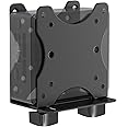 WALI Thin Client PC Mount, Mini PC Holder for Intel NUC Models, Mounting Under The Desk or to a Monitor Mount Stand (PCH002), Black
