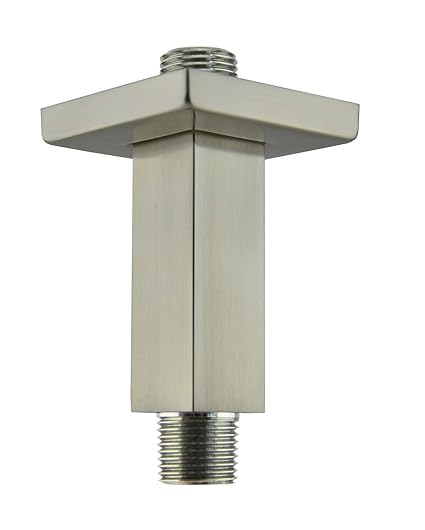 Aquaiaw Shower Arm And Flange 3 Inch Solid Brass Square