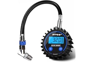 DIYCO D1 MK2 Digital Tire Pressure Gauge, Digital Hold, 125 PSI