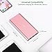 Portable Charger,Emnt 10400mAh Quick Charge 3.0 Power Bank QC 3.0 Dual USB Port Compact External Backup Battery Pack Indicator Fit iPhone,Ipad,Samsung Galaxy,Tablet,Camera,Kindle More-Pink