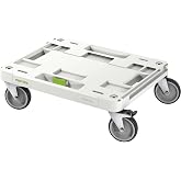 Festool 204869 Roll Board, Colour, Size | Mobile rolling base with 4 swivel castors, 2 parking brakes, lashing strap feedthrough &amp; Bott vehicle system compatibility