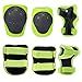 KUYOU Kids Knee Pads Elbow Pads Guards Protective Gear Set Safety Gear for Roller Skates Cycling BMX Bike Skateboard Inline Skatings Scooter Riding Sports （Dark Green）