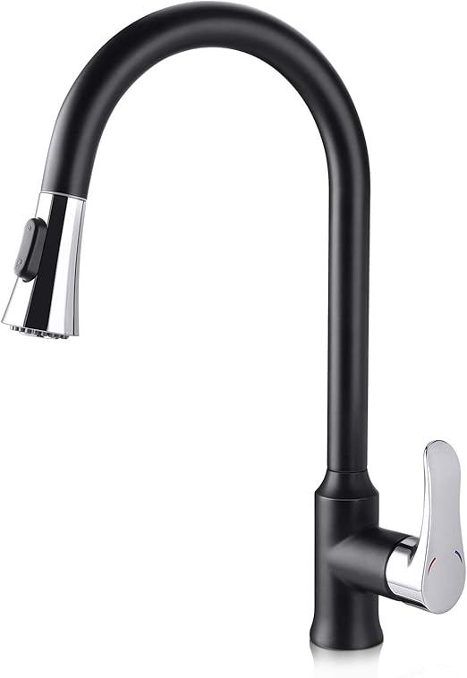 Single Handle Kitchen Faucet Upstone Brass Material Pull Out