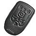 Coolbestda Leather 6buttons Key Fob Remote Cover Case Protector Keyless Skin Jacket Holder for 2017 2016 2015 Chevrolet Suburban LTZ Tahoe GMC Yukon Acadia Black