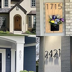 Ajmyonsp 5Inch House Numbers for Outside - Zinc