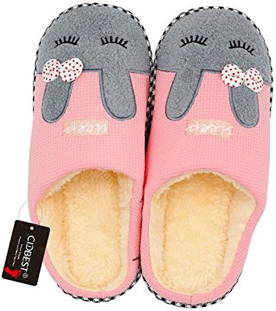 CidBestOfficial House Slippers, Indoor Slippers, Women Slipper, Cotton Slippers, Winter Warm Slipper, Comfortable Anti-Slip Floor House Slippers for Women and Men