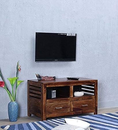 Sarswati Furniture Sheesham Wood Tv Unit Wooden Tv Stand