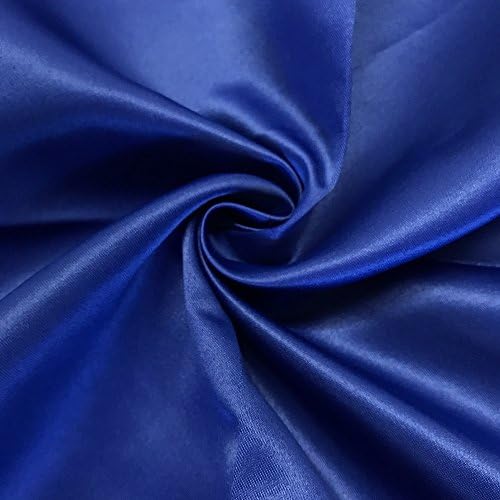 Matte Satin (Peau de Soie) Duchess Fabric Bridesmaid Dress 60" Wide Sold BTY Many Colors (1 Yard, Royal Blue)