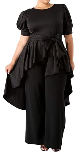 SZIVYSHI Boden Ärmel Asymmetrisch Unregelmäßige Saum Hoch Niedrig Saum Plissierter Taillengürtel Schnürung Vorne Fishtail Mee