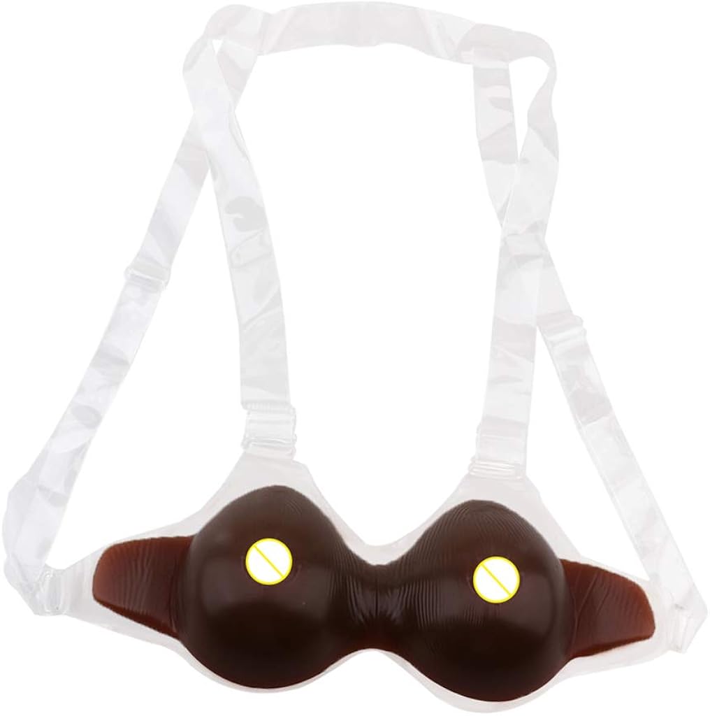 IPOTCH Soft Full Silicone Breast Forms With Strap Realistic Fake Boobs