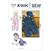 Kwik Sew K3145 Overalls and Hat Sewing Pattern, Size S-M-L-XL