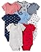 Carter's Baby Boys' 8 Pack Short-Sleeve Bodysuits