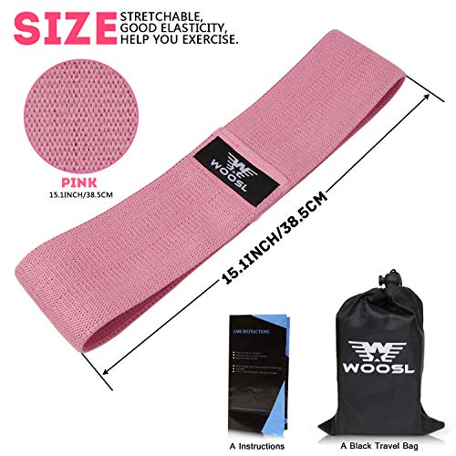 WOOSL-Resistance-Bands-for-Legs-and-ButtExercise-Bands-Hip-Bands-Wide-Booty-Bands-Workout-Bands-Sports-Fitness-Bands-Stretch-Resistance-Loops-Band-Anti-Slip-Elastic-2019-Upgrade