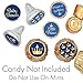 DISTINCTIVS Little Prince Royal Baby Shower Favor Stickers - 180 Count