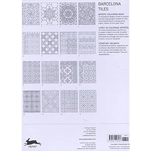 Artists' Colouring Book Barcelona Tiles