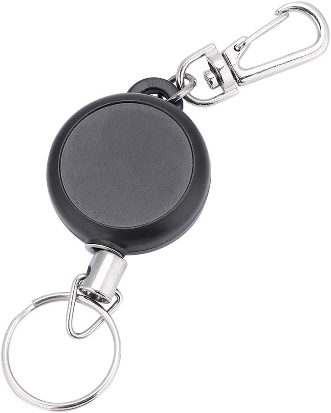 VGEBY Retractable Key Chain Stainless Steel Wire Quick Release