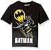 DC Comics Boys' Big Lego Batman Characters Graphic Designs Round Neck Short Sleeve T-Shirt, Black, 10/12