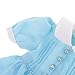 MonkeyJack 1/6 Doll Lovely Dress Skirt Clothes for 12in Blythe Pullip Azone Licca Costume Clothing Accessory Girls Pretend Play Toy Birthday Gift Blue