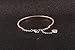 Oudin Women's 18k Rose Gold Plated Stainless Steel Love Heart Cuff Charm Bracelet - It Comes in A Delicate Brocade Jewelry Box-Ideal As A Gift to Someone Special