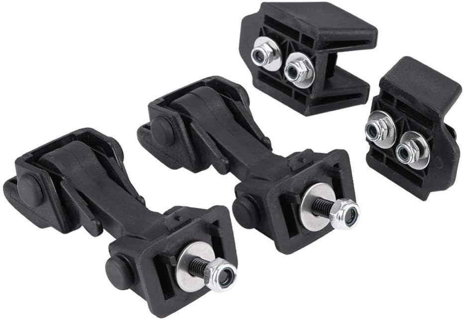 Hood Lock Catch, 55176636AD 55395652AC Black Aluminum Hood Latches Latch Locking Hood Catch Kit for Jeep Wrangler TJ 1997-2006