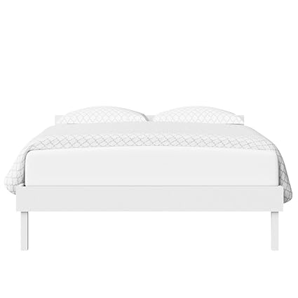 Original Bed Co. Fuji White Queen Wood Bed- 50