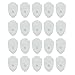 Tens Unit Electrode Pads Snap on Reusable Self-Adhesive Replacement Massage Pads Pack of 20(10 pairs） SUNMAS Brand