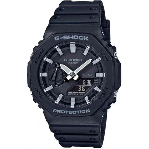 G-SHOCK デジタル腕時計 ブラック　GA-2100 Relógio de Pulso Masculino Casio G-Shock Anadigi GA-2100-1A1DR