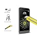 KATIN LG G5 Screen Protector - [2-Pack] LG G5 Tempered Glass Screen Protector Bubble free, 9H Hardness with Lifetime Replacement Warranty