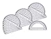 hand2mind 5314A Student Math Protractor, Clear, 20 Count (Pack of 1)
