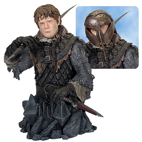 Lord of the Rings Samwise Gamgee in Orc Armor Bust