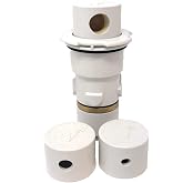 Paramount PV3 Automatic in-Floor Cleaning and Circulating System Nozzle | With Cap, White 004-627-5060-01