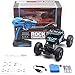 SZJJX RC Rock Off-Road Vehicle 2.4Ghz 4WD High Speed 1:18 Racing Cars RC Cars Remote Radio Control Cars Electric Rock Crawler Electric Buggy Hobby Car Fast Race Crawler Truck-Blue
