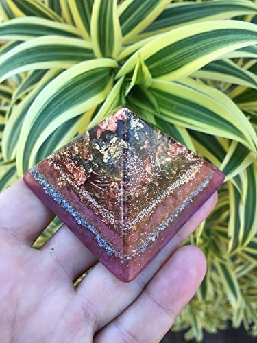 Makamae Precious Orgone Pyramid with Gold and Copper