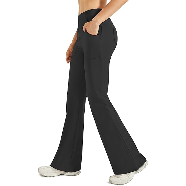 Office Pants For Women Watch Bootcut Yoga Pants With Pockets High