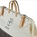 Klein Tools 5105-20 High-Bottom Canvas Tool Bag, 20-Inch,White/Tan