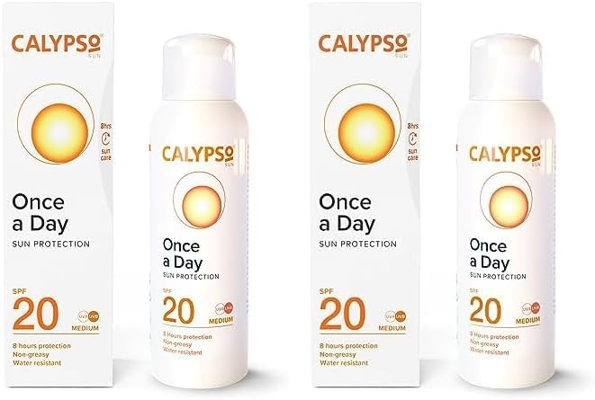 Calypso Calypso Once A Day Sun Protection Lotion SPF20 200 ml Pack of 2