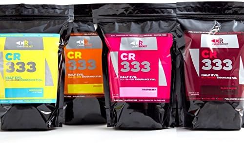 CarboRocket 333 All-In-One Endurance Drink Bundle Pack of Four Flavors