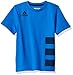 adidas Big Boys' Short Sleeve Graphic Tee Shirt, Medium Blue, L