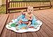 KLEEGER Baby Pool Splash Mat: Infant Water Play Mat Toy With Stackable Rings. For Boys & Girls | Great for Beach, Deck & Backyard