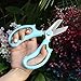 Garden Pruning Shears Scissors with Comfort Grip Handle, Premium Steel Professional Floral Scissors, Perfect for Arranging Flowers, Pruning, Trimming Plants, Gardening Tool (Blue)thumb 4